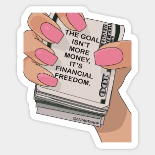 Financial Freedom Sticker